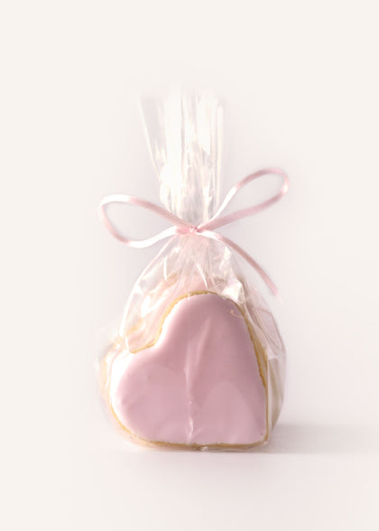 Royal Iced Butter Heart Cookies