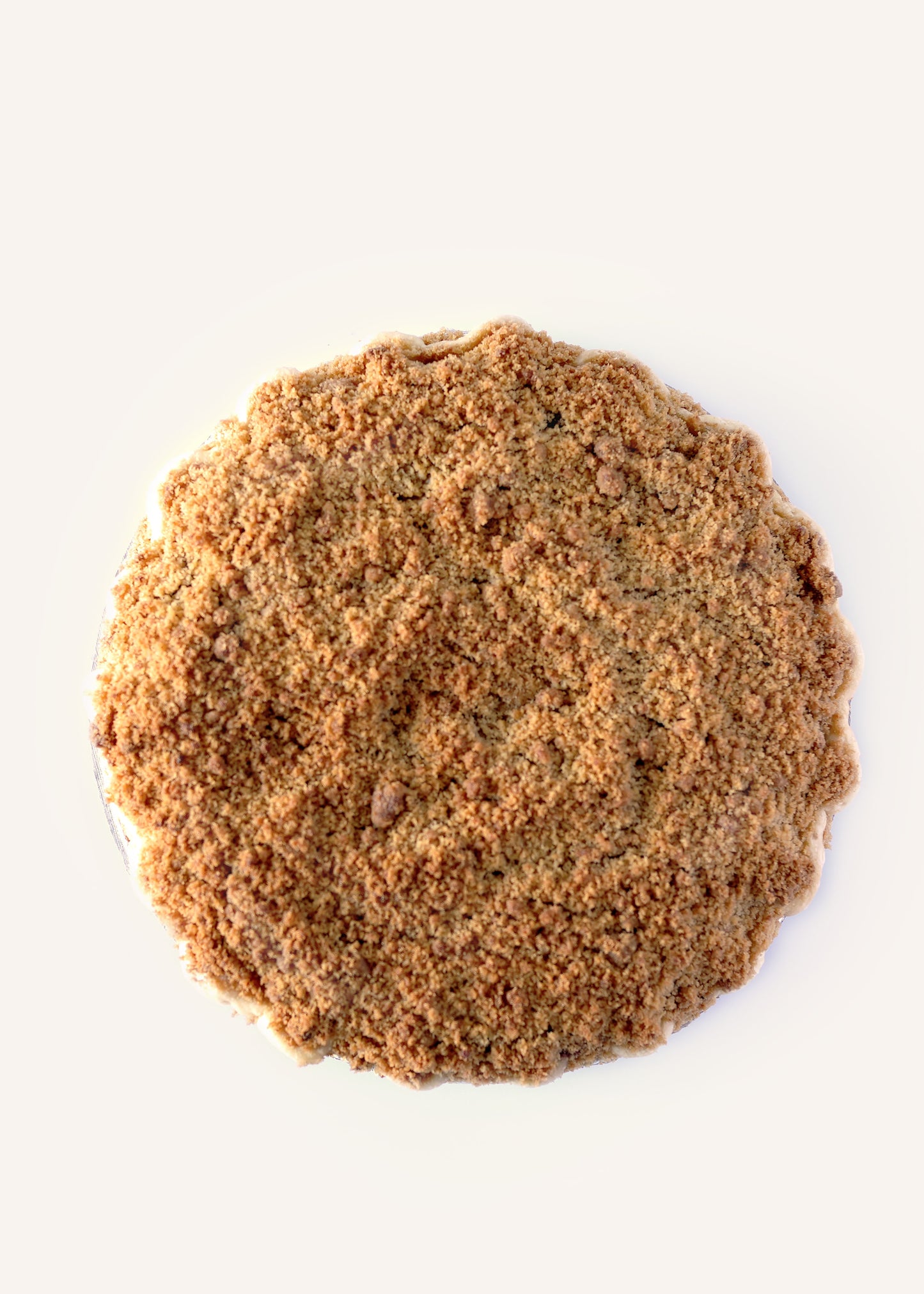 Frozen Blueberry Crumb Pie