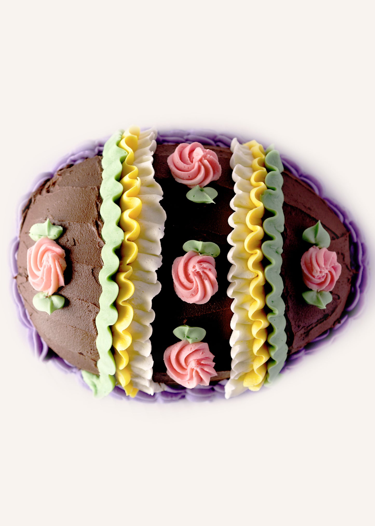 Egg Cake- Chocolate with Chocolate Icing