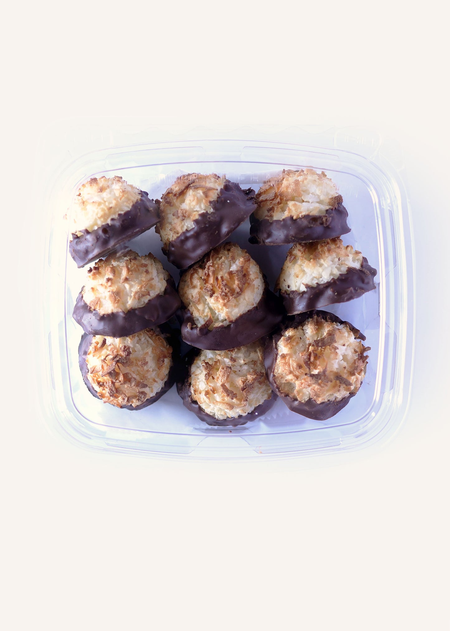 Macaroons - Chocolate Dipped