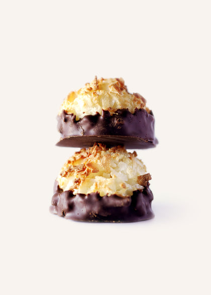 Macaroons - Chocolate Dipped