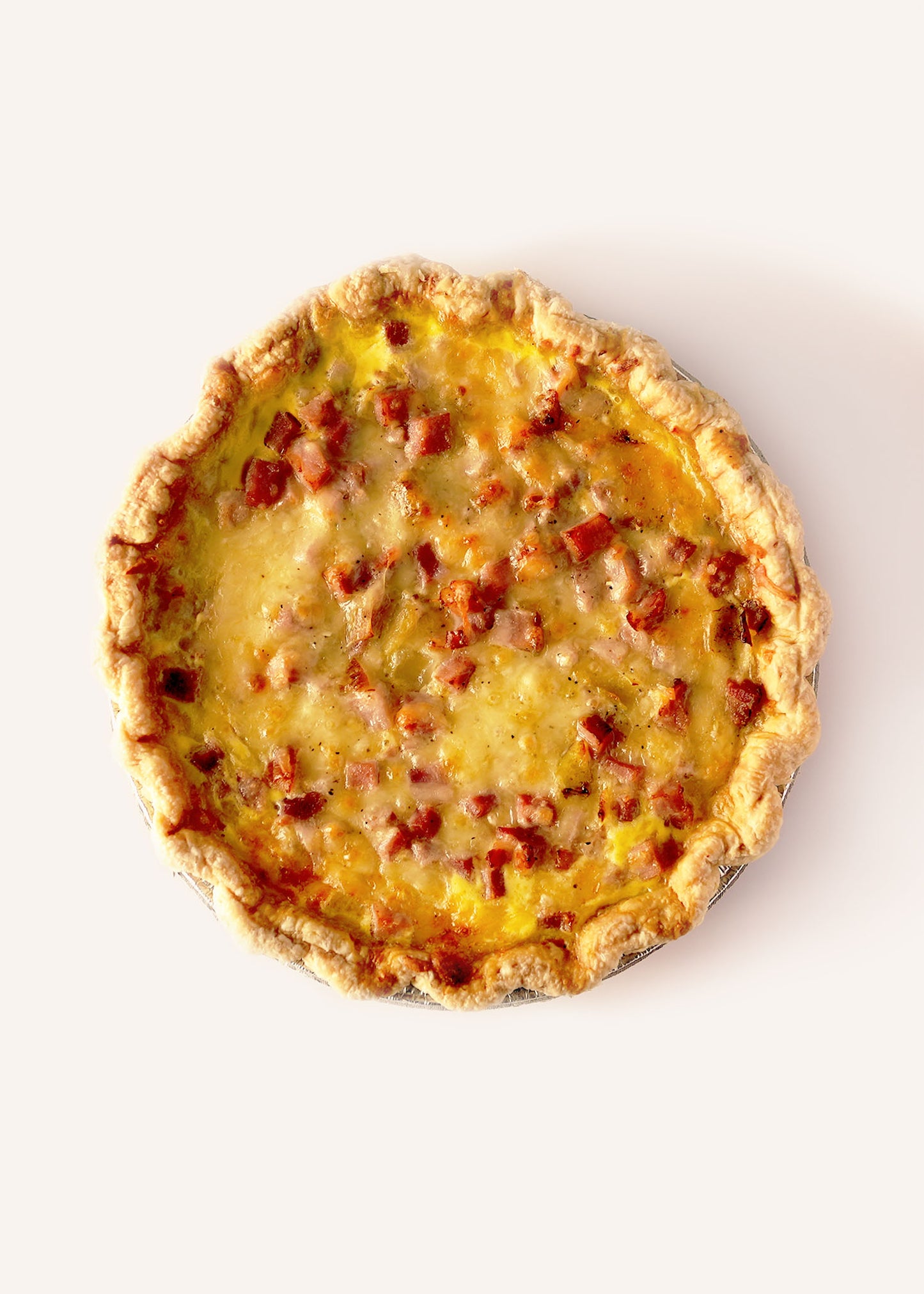Ham and Swiss Quiche