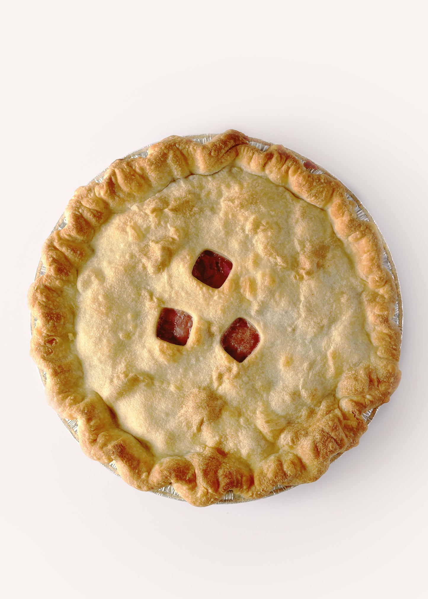 Frozen Strawberry Rhubarb Pie