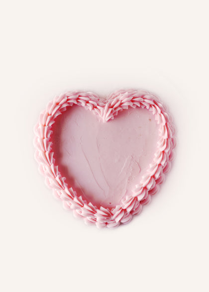 Heart Cake - Chocolate with Buttercream Icing