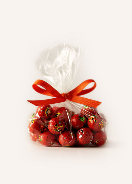 Milk Chocolate Pumpkin Crisp Balls