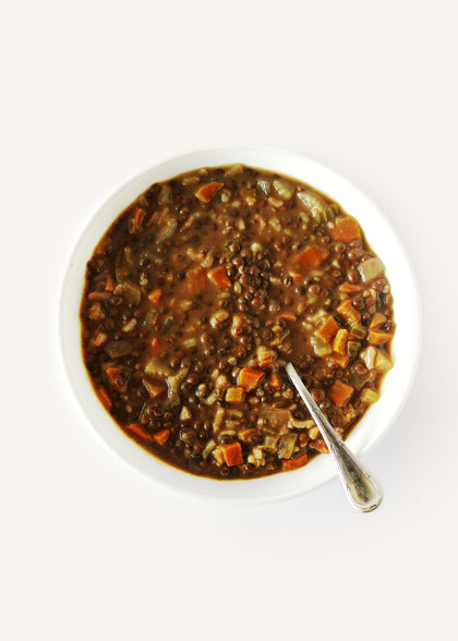 Black Lentil Soup