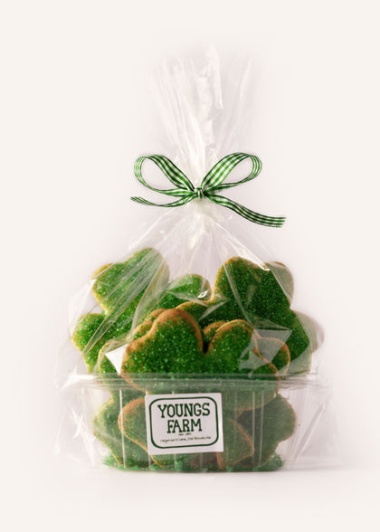 Shamrock Sprinkle Cookies